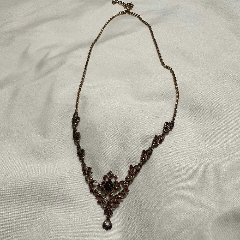 Red and Gold Necklace